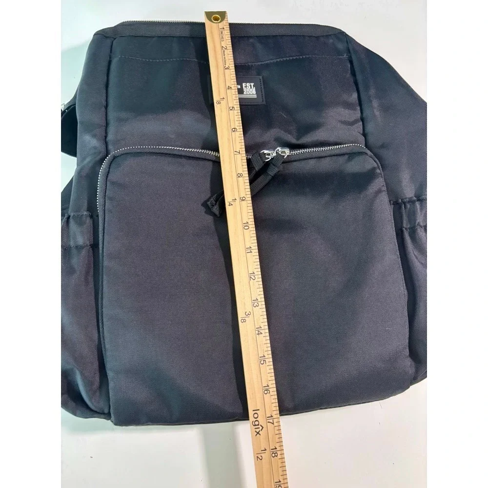 Koi Design A184 Backpack Black Orange Lining Medical Utility Bag Travel Gorpcore